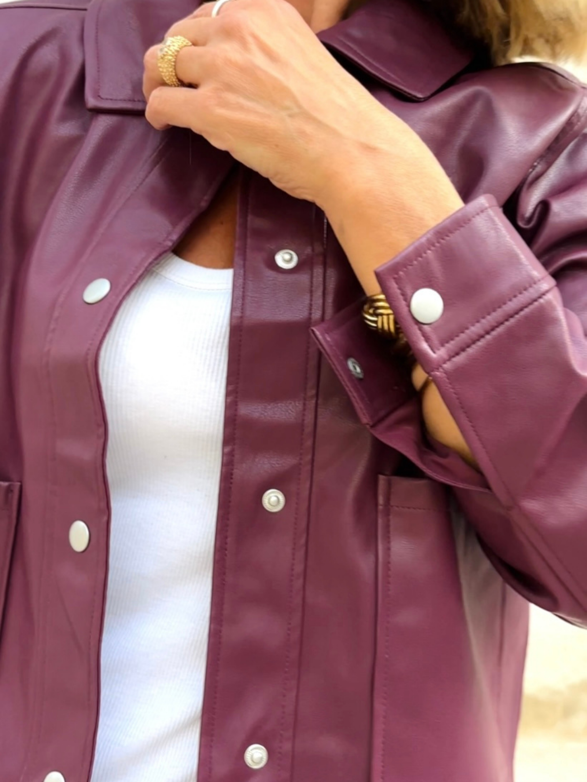 Veste YLIANE Bordeaux