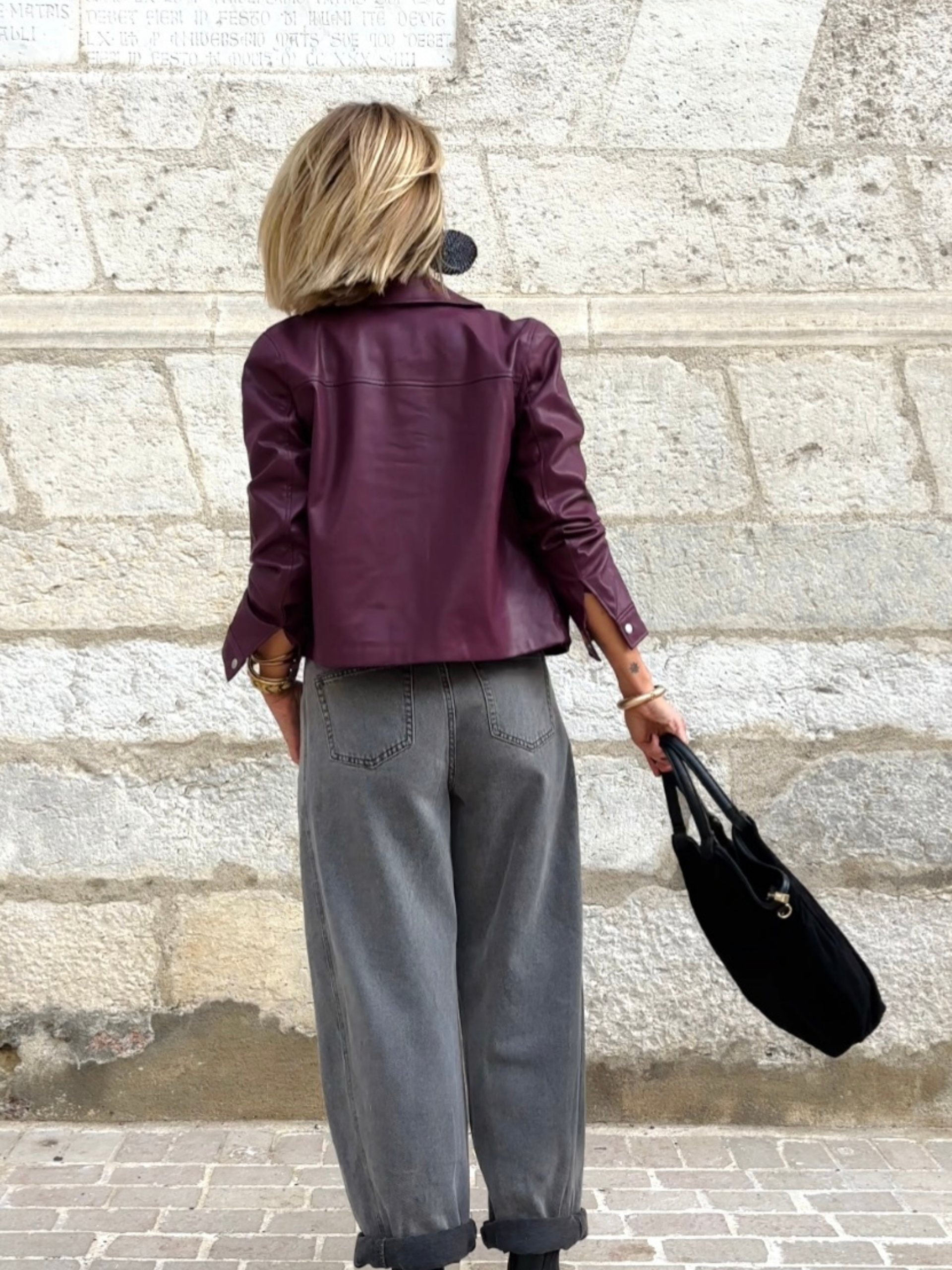 Veste YLIANE Bordeaux