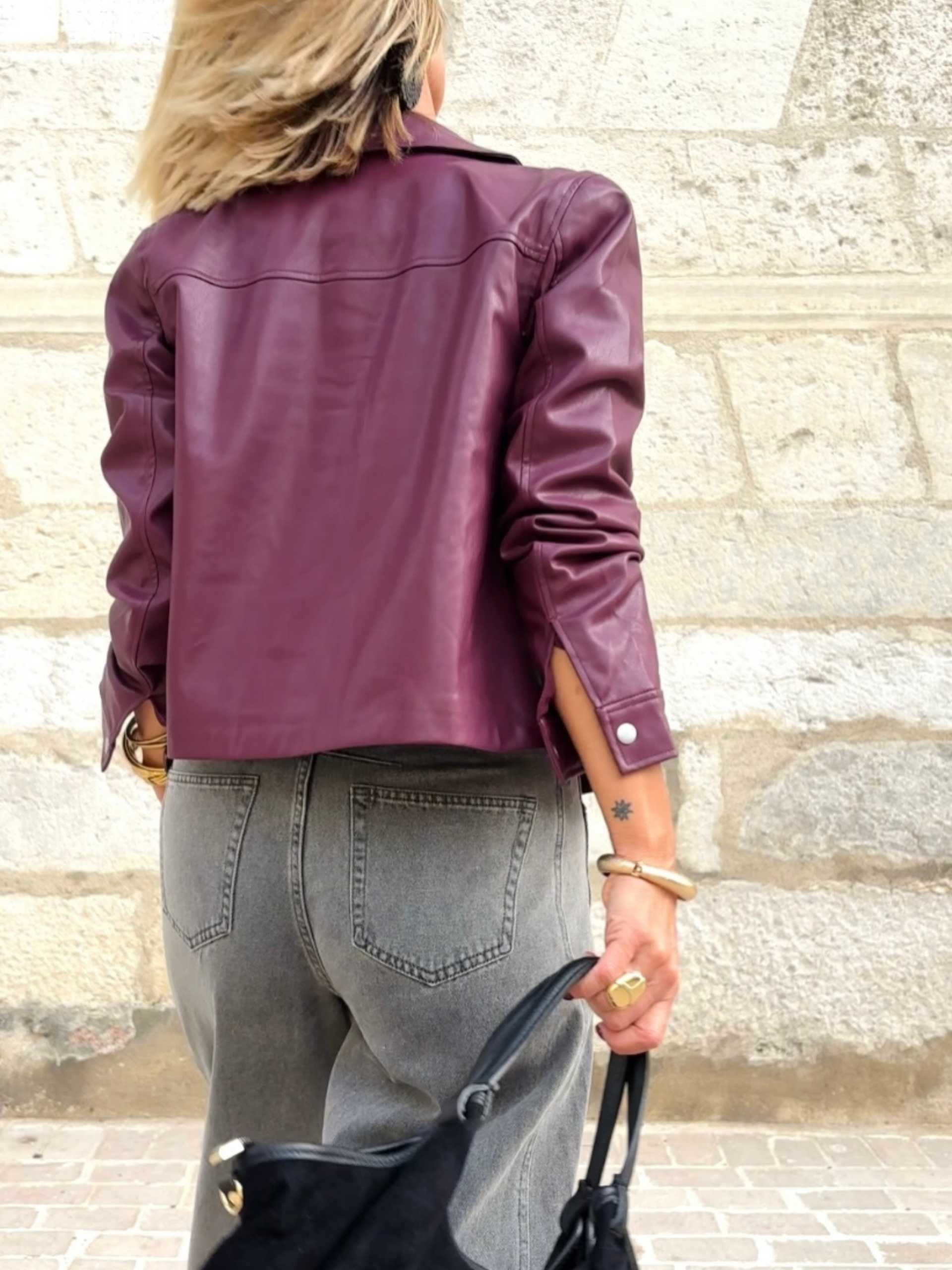 Veste YLIANE Bordeaux
