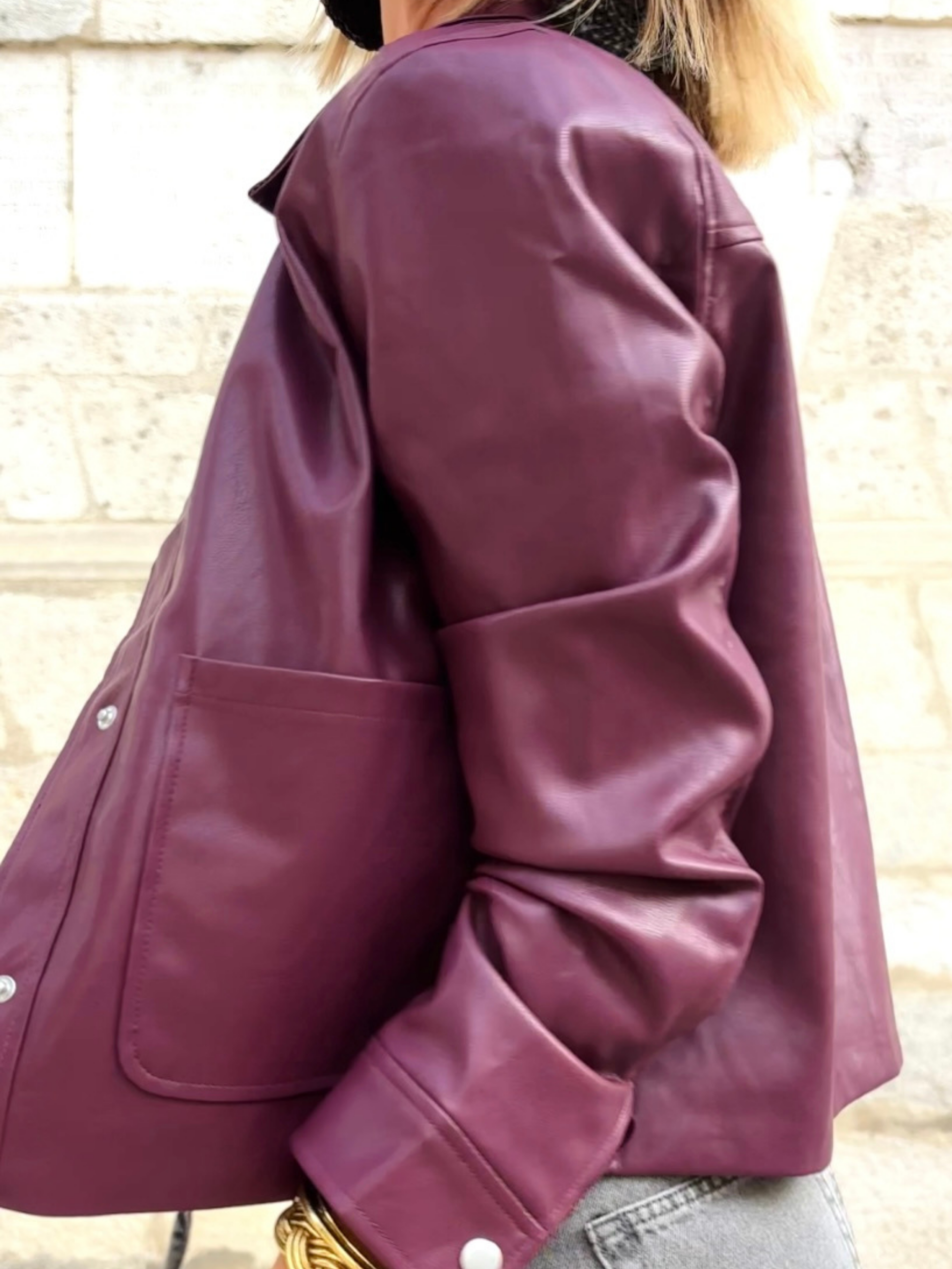 Veste YLIANE Bordeaux