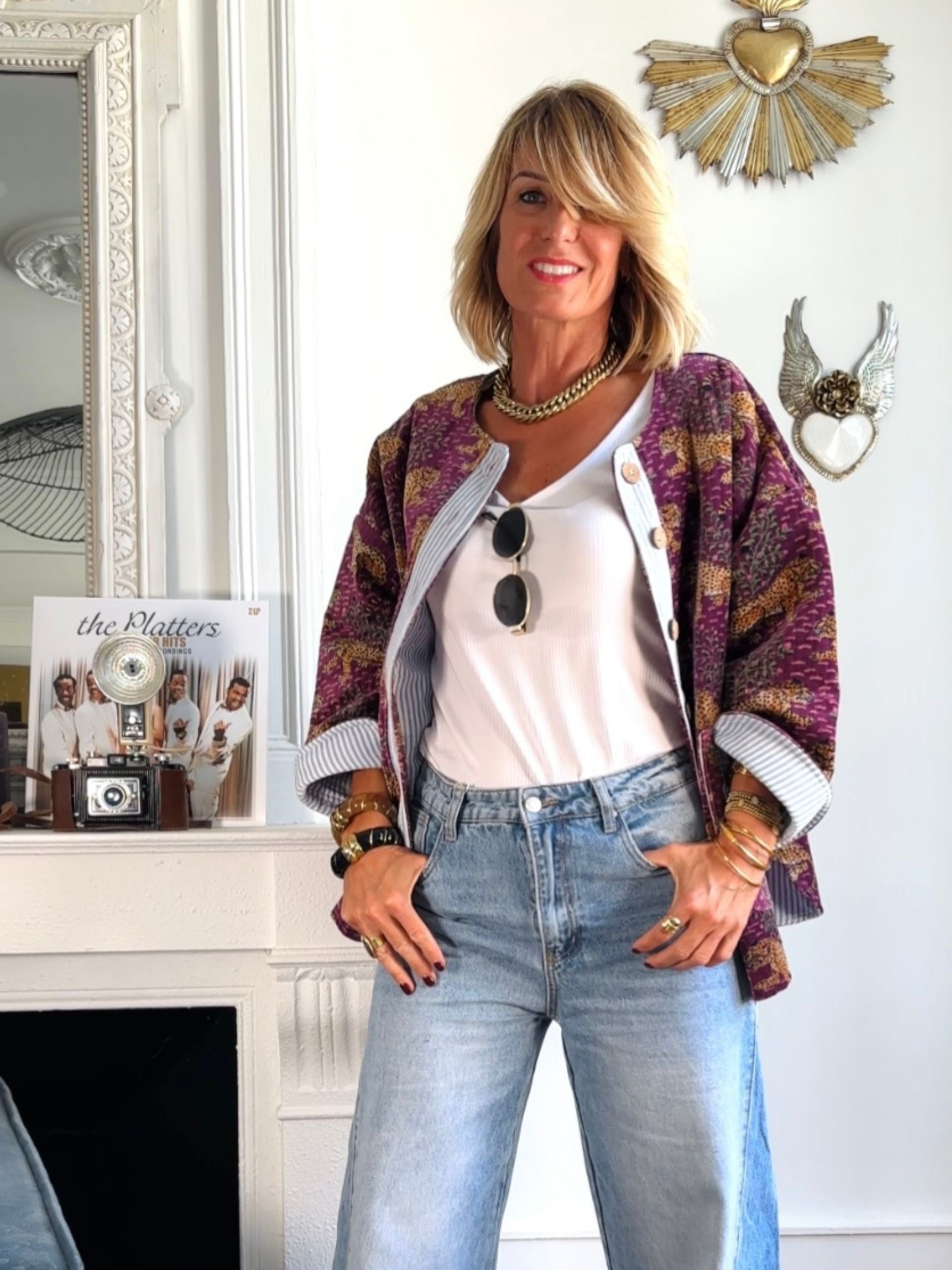 Veste ZOHRA violette