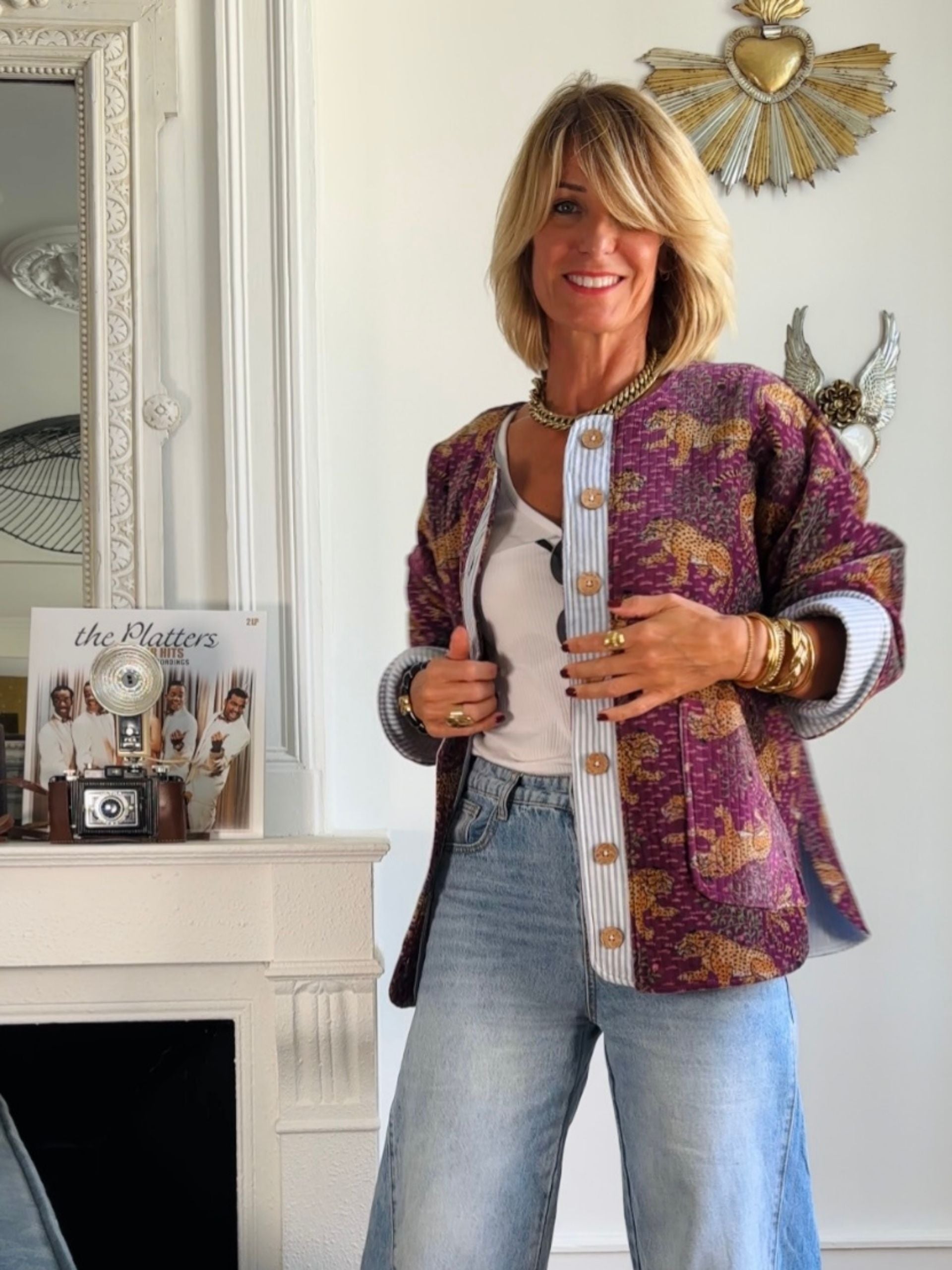 Veste ZOHRA violette