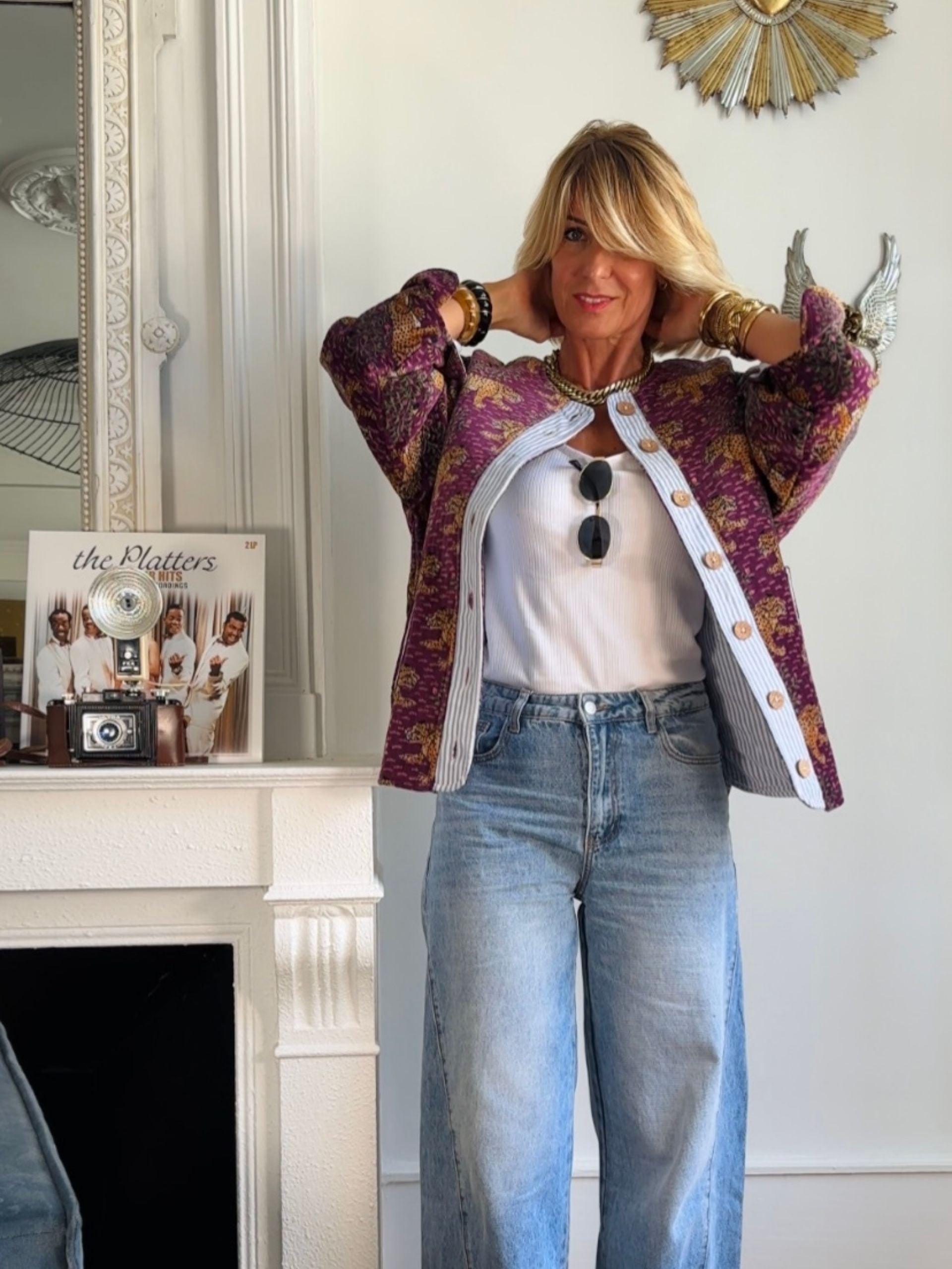 Veste ZOHRA violette