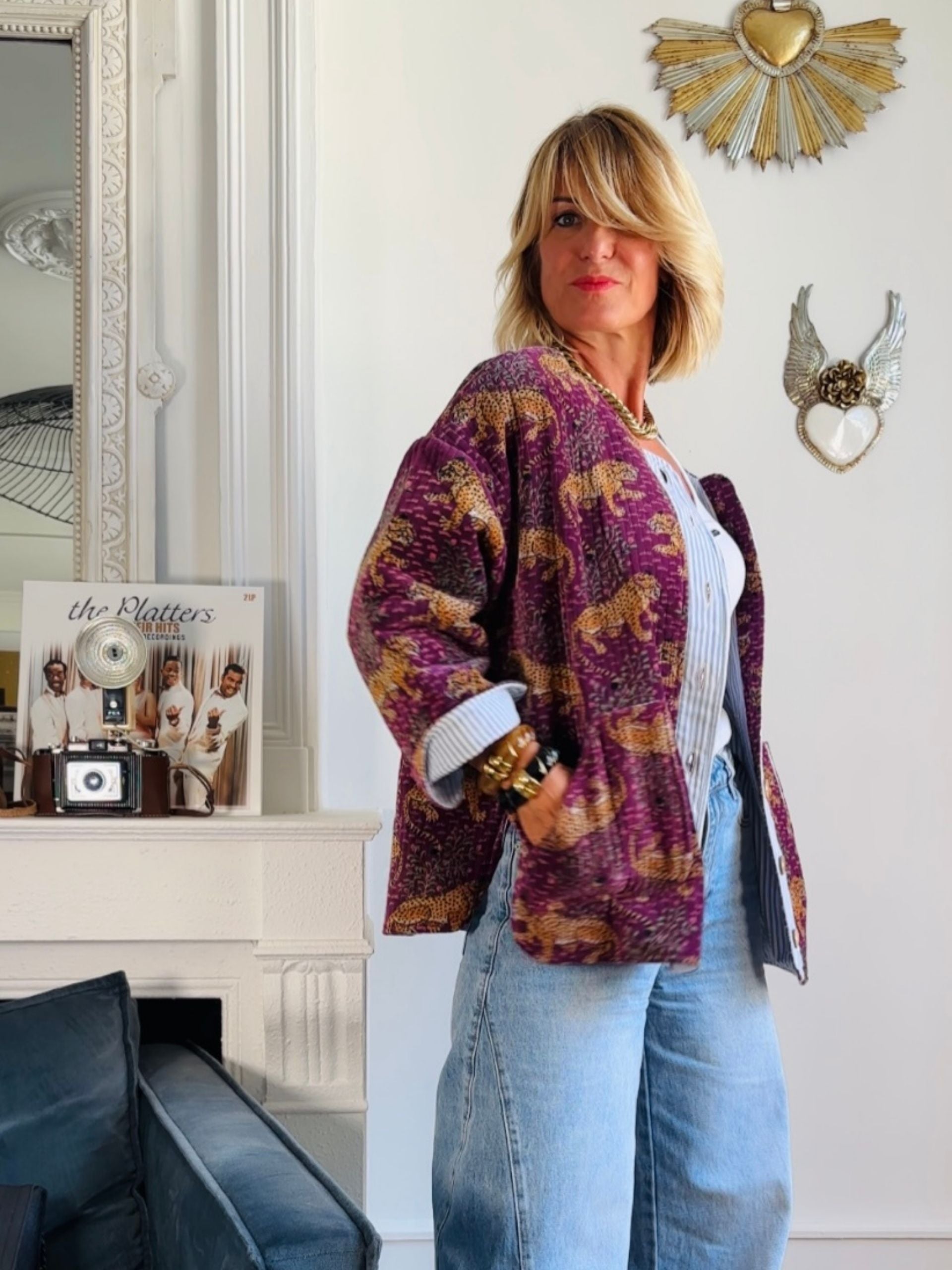Veste ZOHRA violette