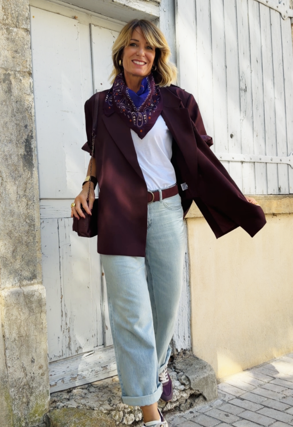 Veste EDITH Bordeaux