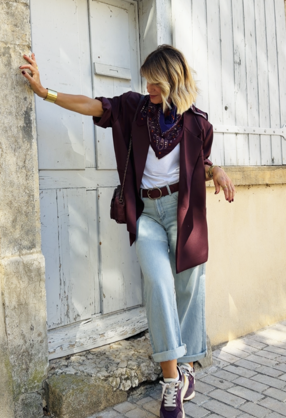 Veste EDITH Bordeaux