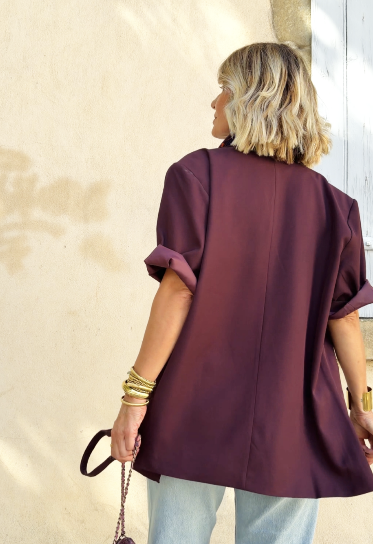 Veste EDITH Bordeaux