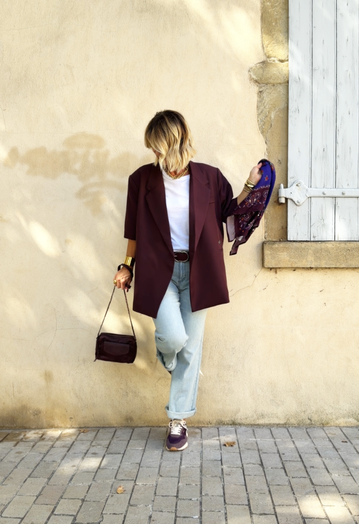 Veste EDITH Bordeaux