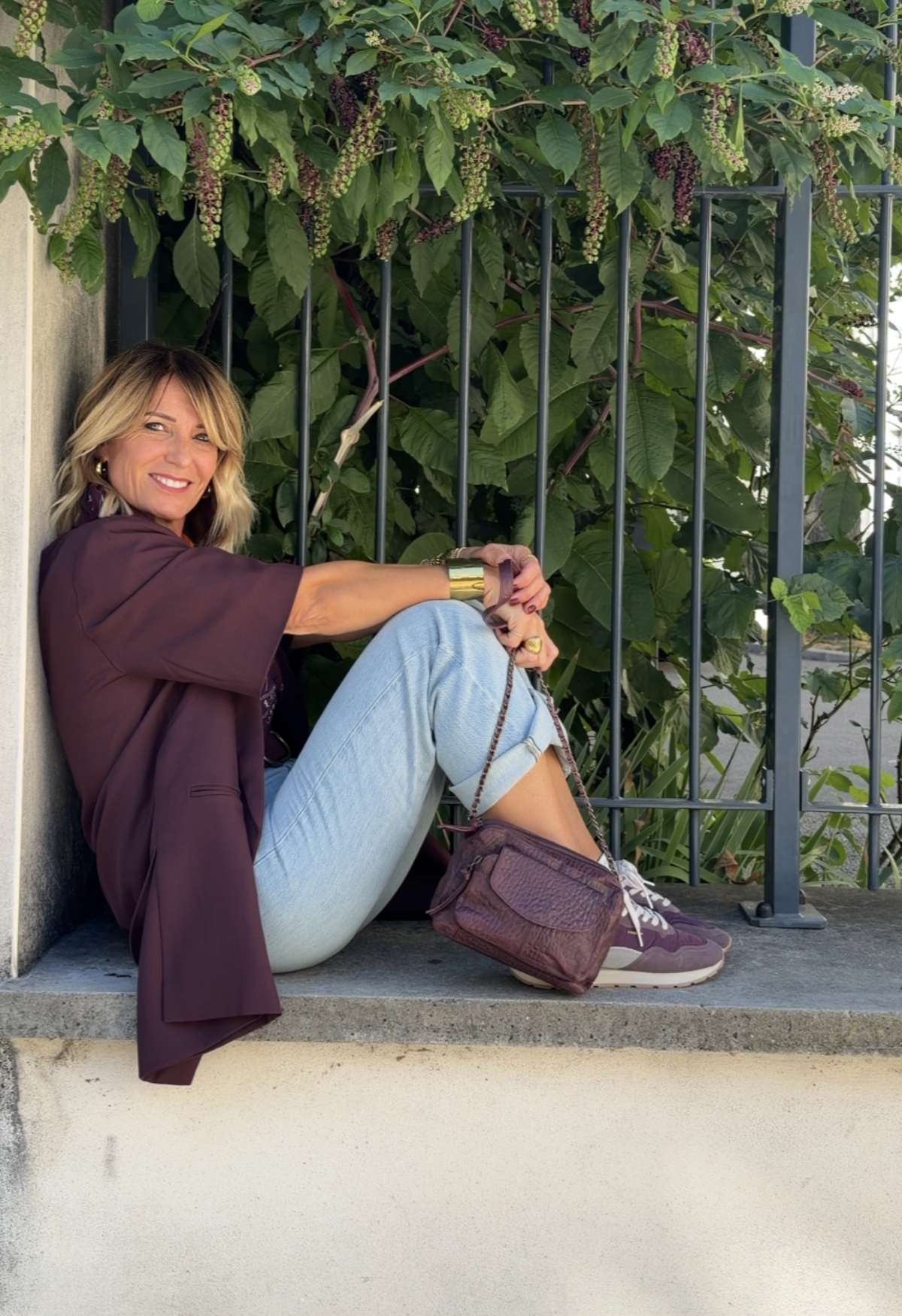 Veste EDITH Bordeaux