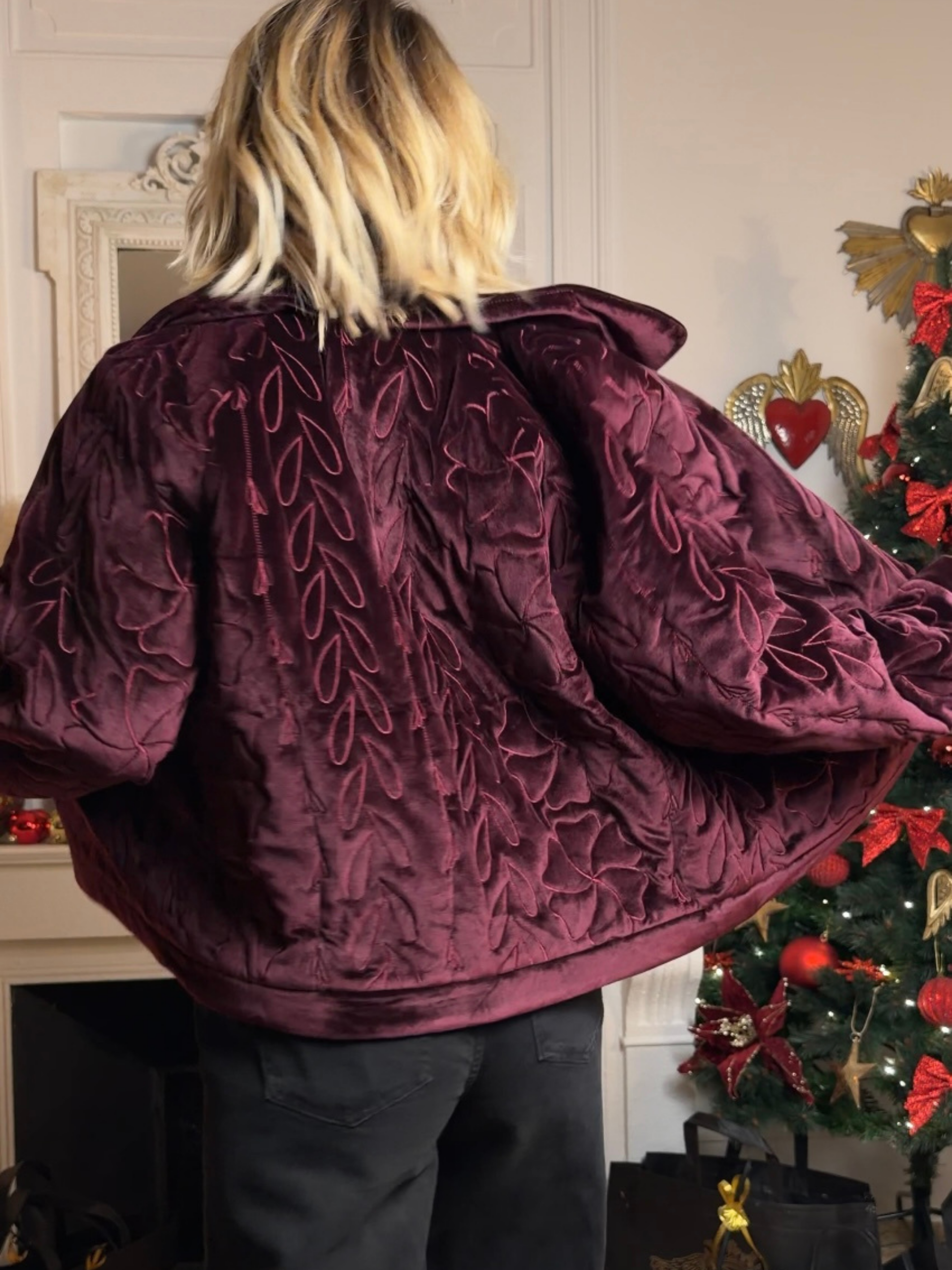 Veste FAUSTINE bordeaux