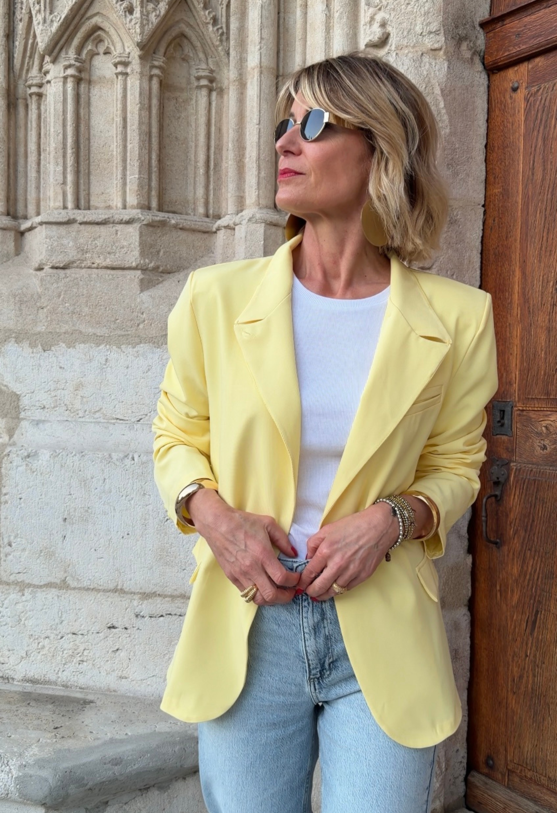 Veste Pénélope Jaune