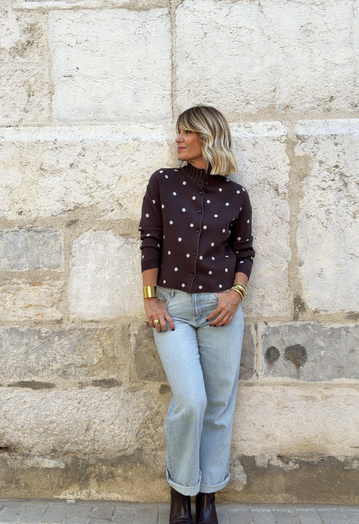 Gilet Octavie Choco