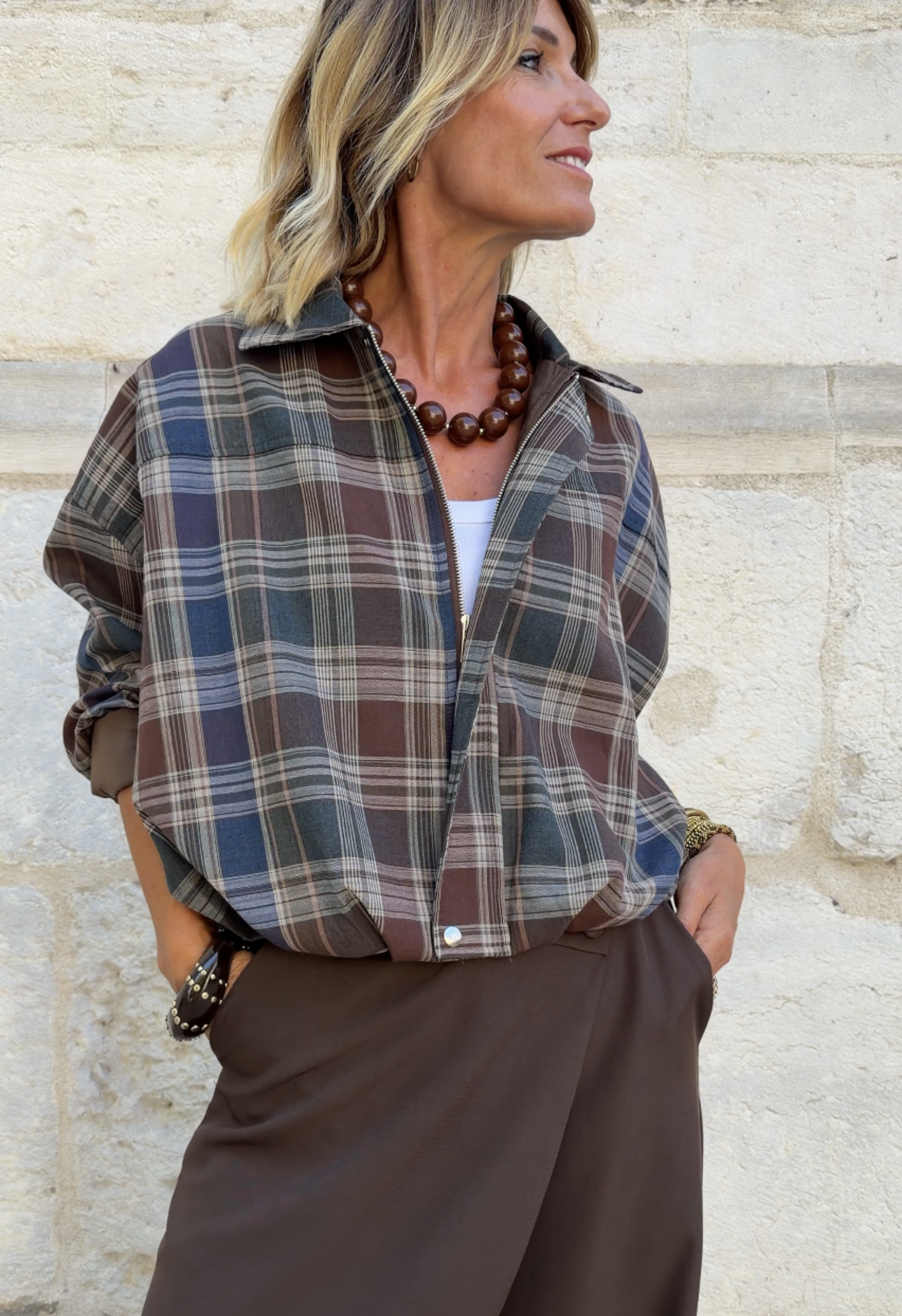 Veste Paulette Marron