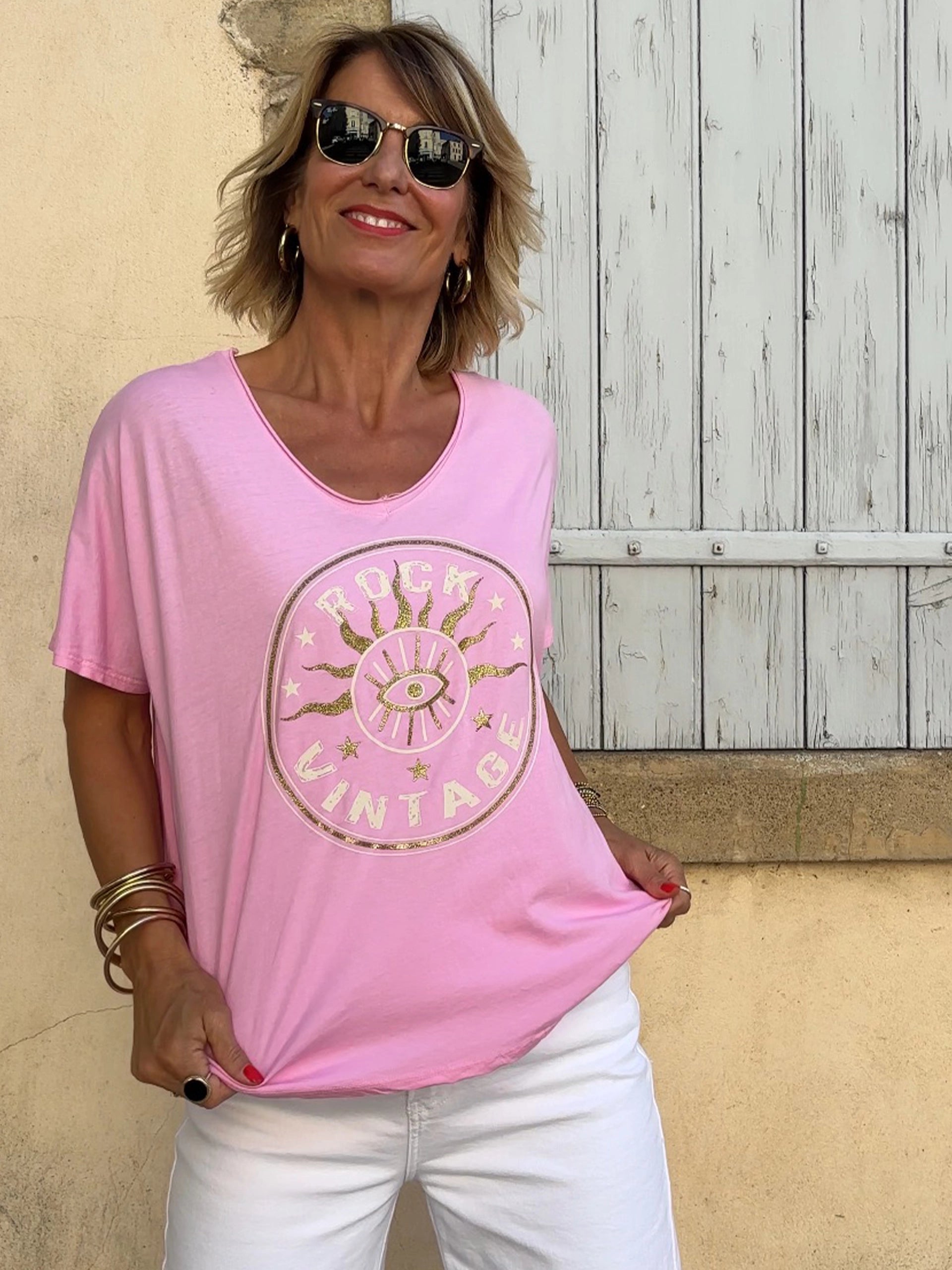 T-shirt ASSIA Rose