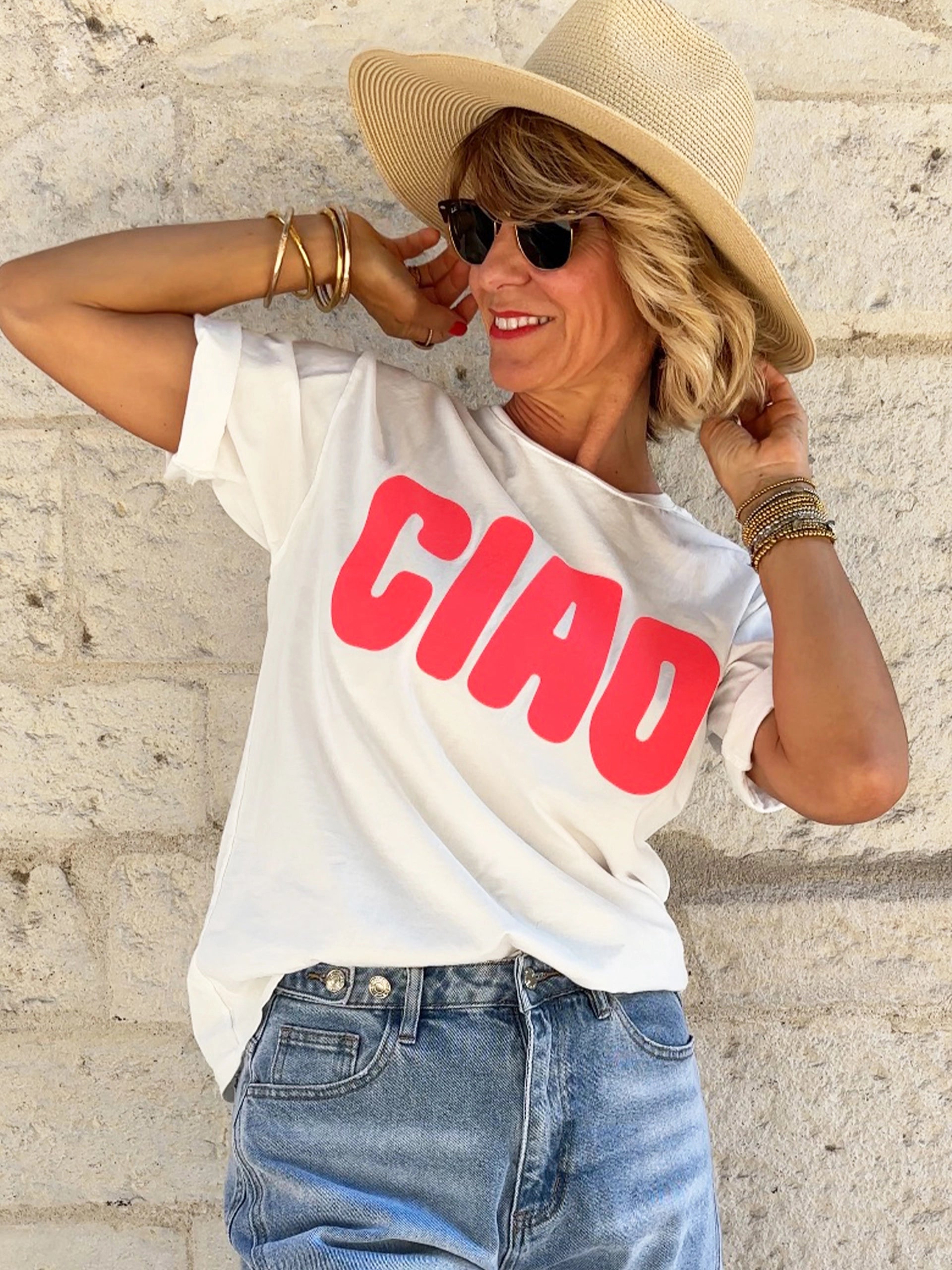 T-shirt CIAO Blanc