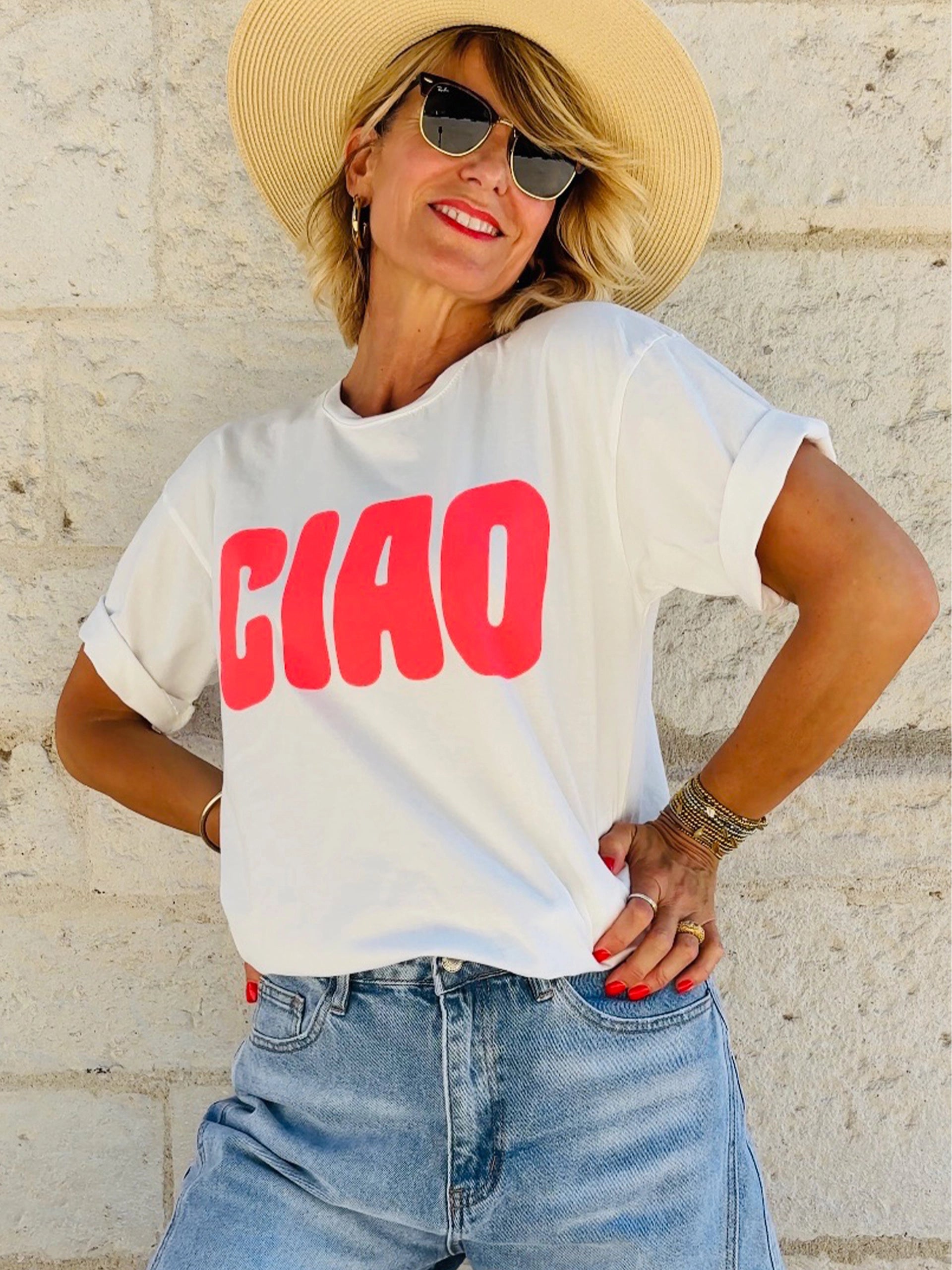 T-shirt CIAO Blanc