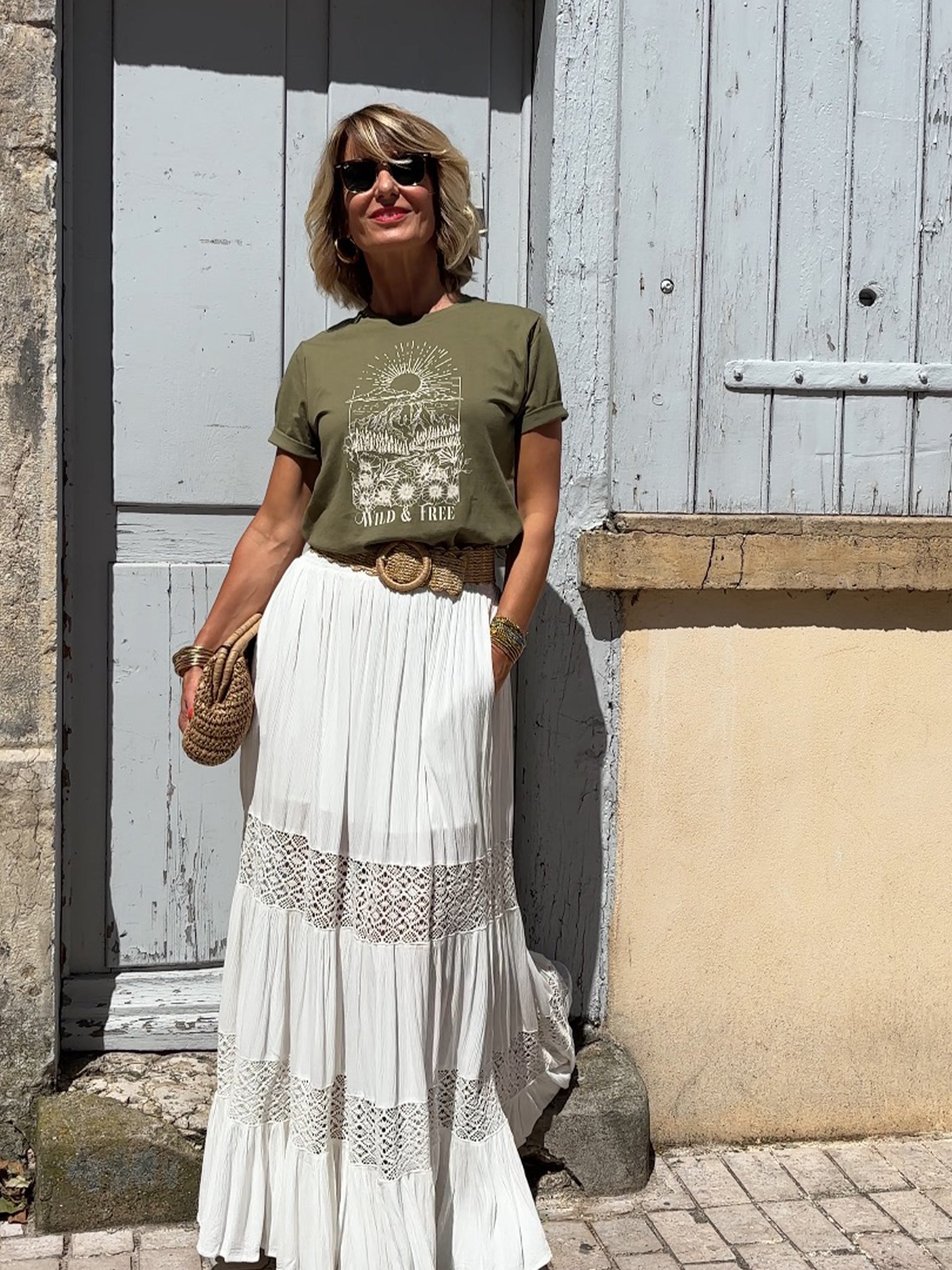T-shirt TEXAS Kaki
