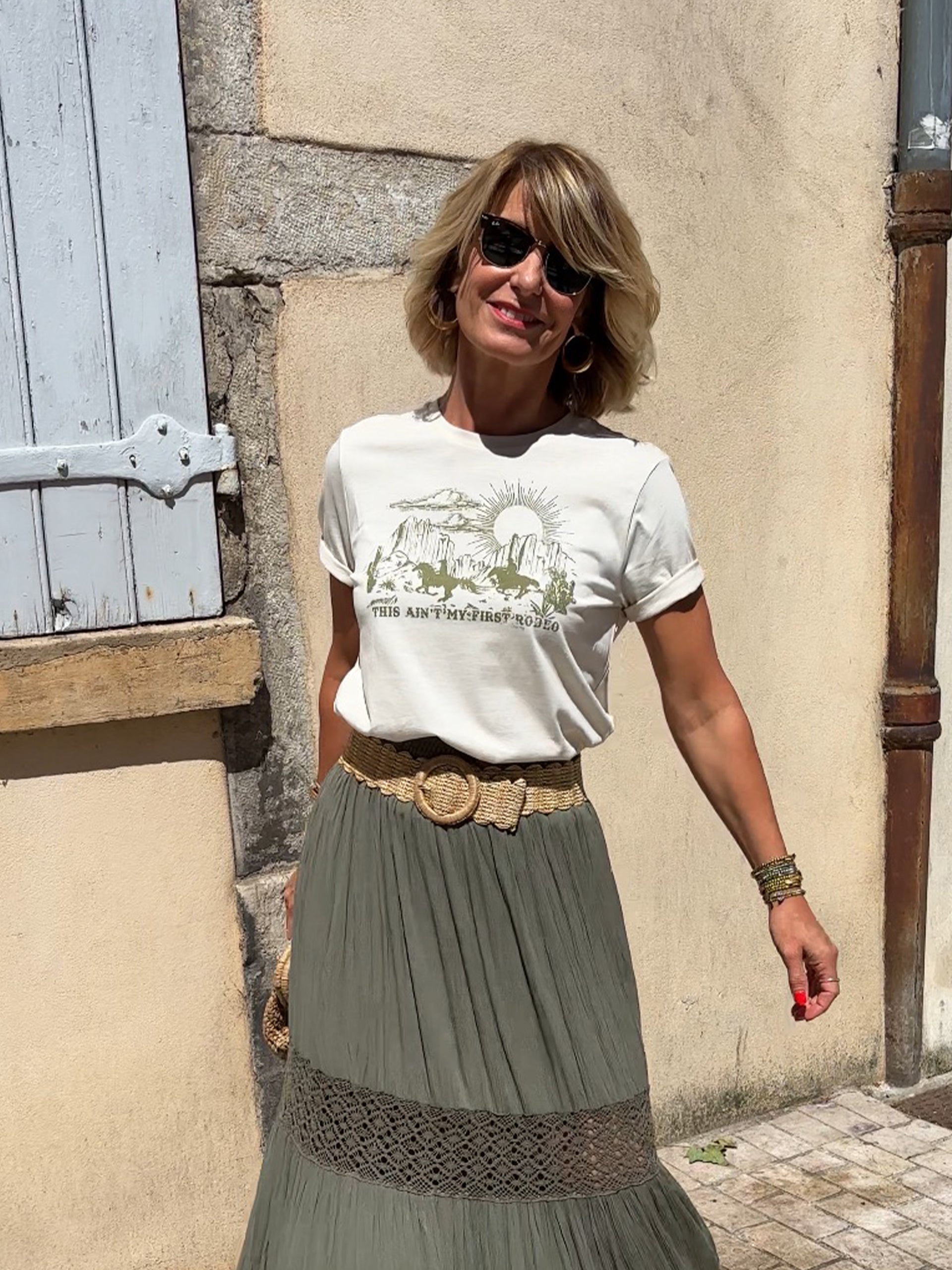 T-shirt TEXAS Blanc