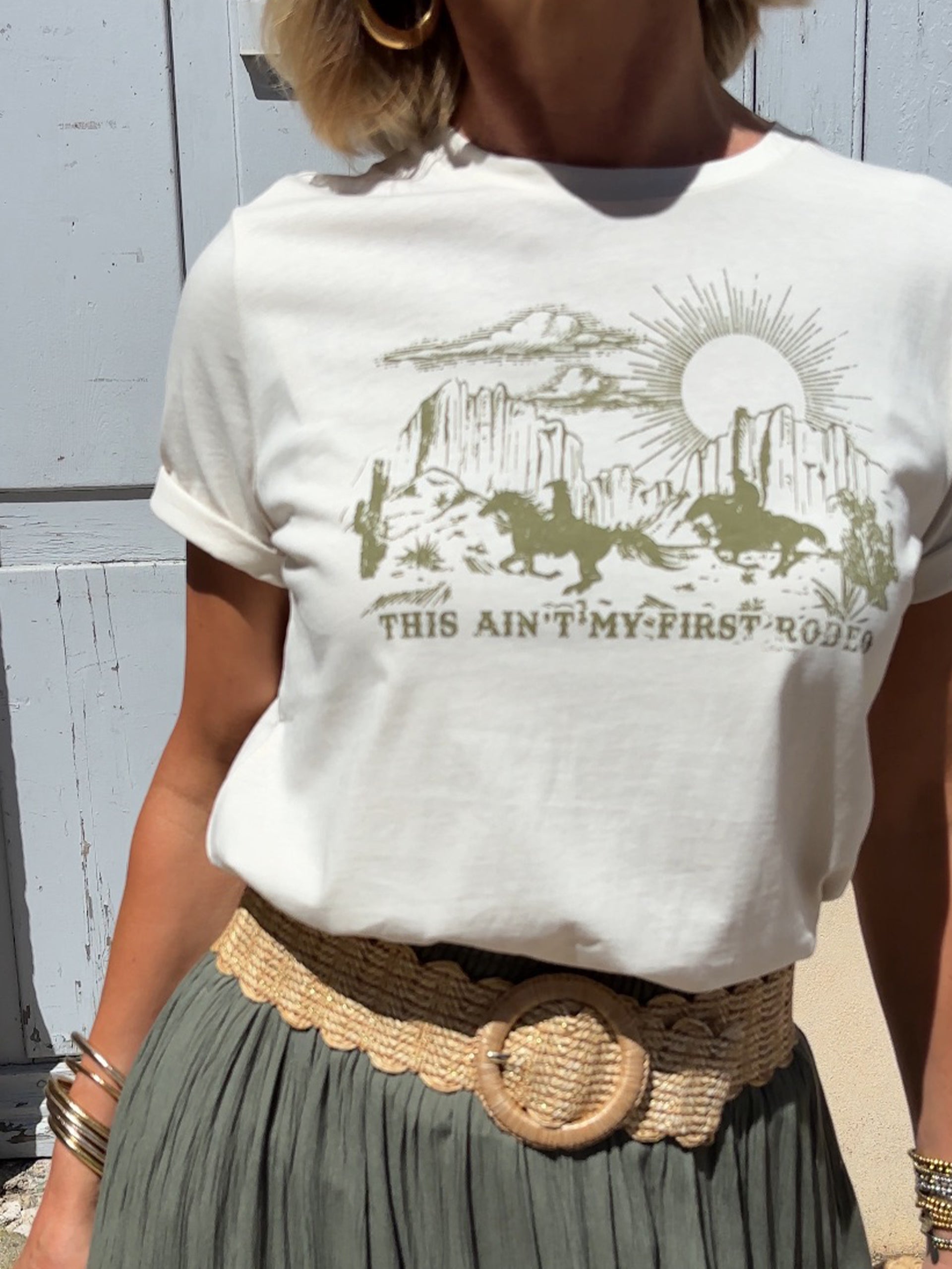 T-shirt TEXAS Blanc