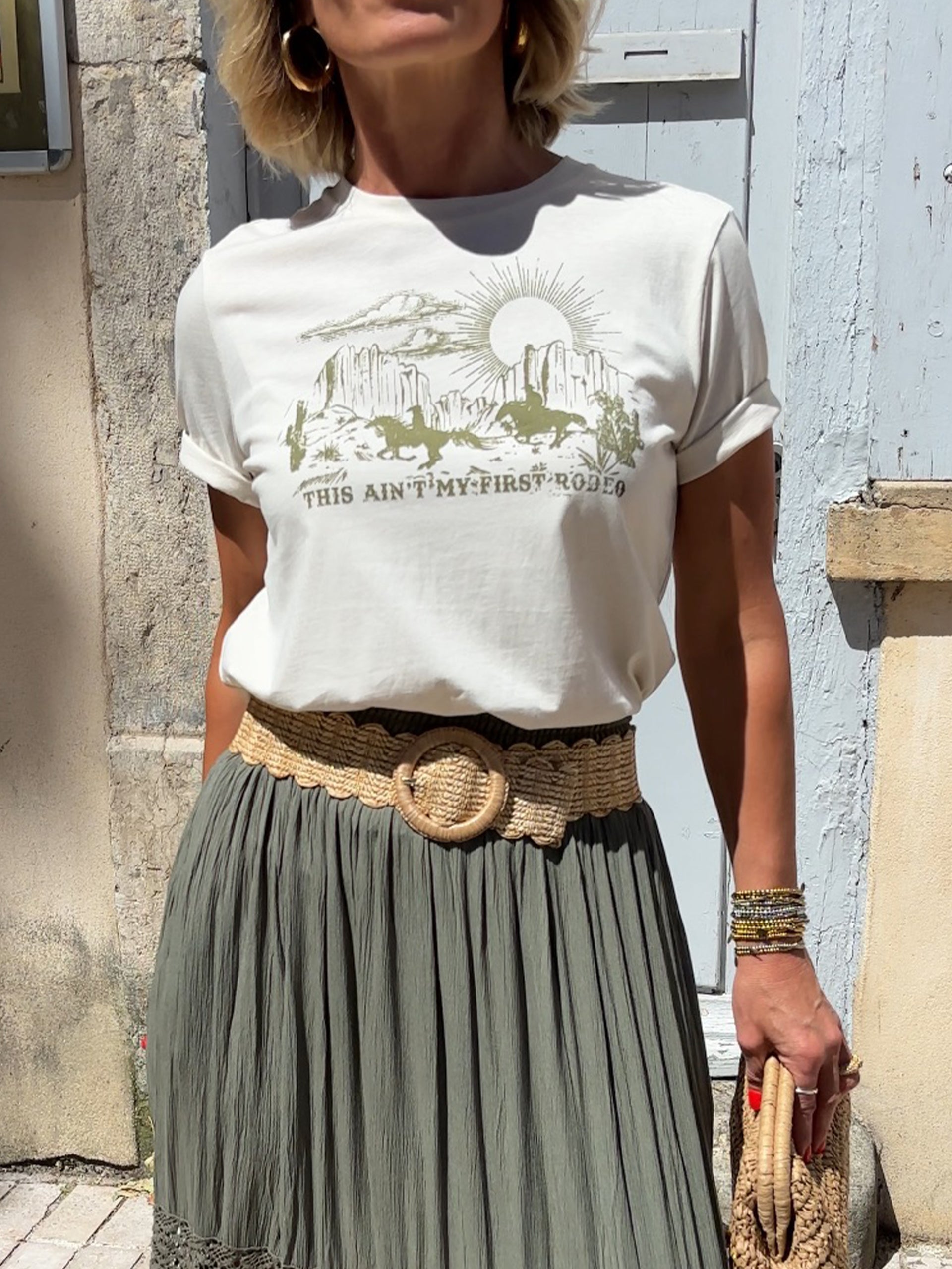 T-shirt TEXAS Blanc
